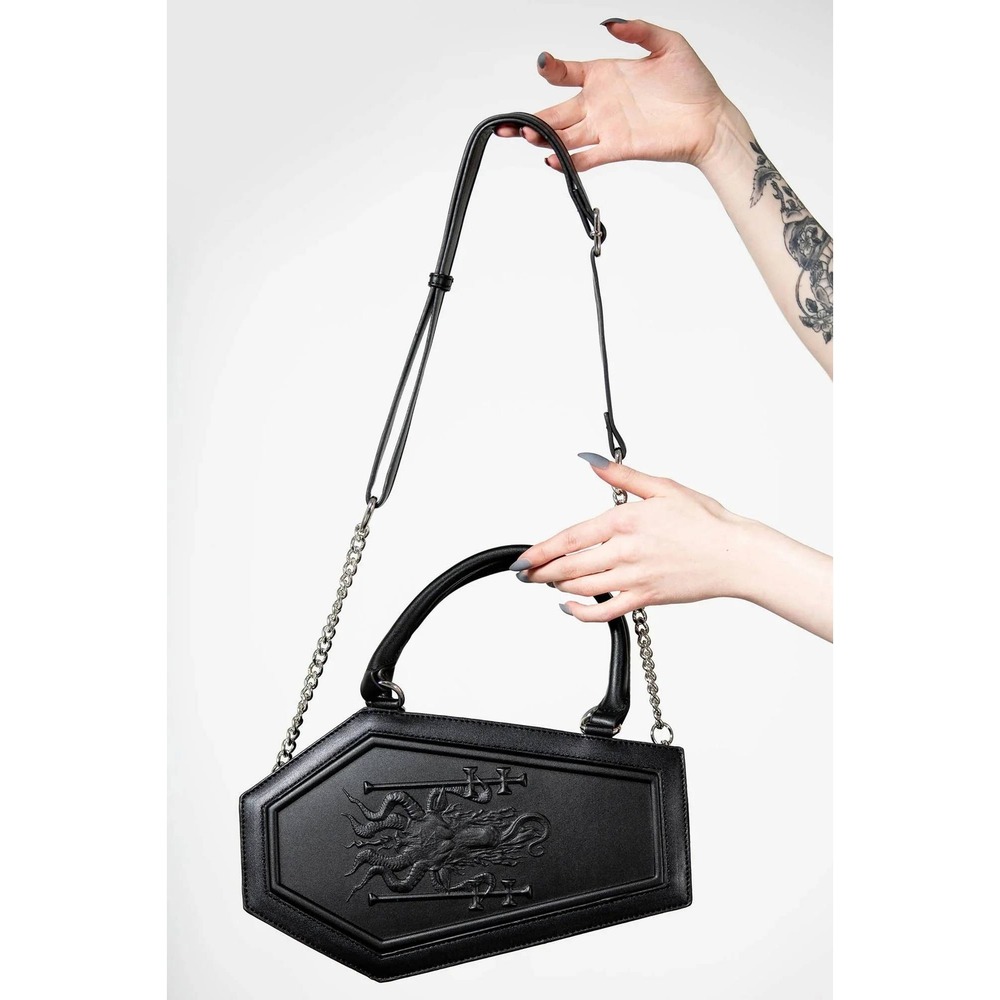 Killstar Our beast coffin shaped handbag shoulder bag‎